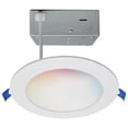 thumbnail image 3 of 12 VATIOS; CABLE DIRECTO LED; DOWNLIGHT DE BAJO PERFIL; REDONDA DE 6 PULGADAS; IOT DE ESTRELLA DE MAR; BLANCO Y RGB SINTONIZABLES; 120 VOLTIOS; 90 IRC; ACABADO BLANCO, 3 of 4