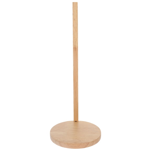 LEORX Lid Storage Rack Cup Lid Organizer Beige Wood 1Pack