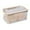 Pink Edge, variant on Kitchen Storage - Airtight Bread Keeper And Bakery Storage - Containers With Lids For Food - Home And Kitchen Pantry Organizers - Transparent Green Edge, Pink Edge