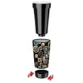 thumbnail image 2 of Mugzie 16-Ounce Tumbler Drink Cup with Removable Insulated Wetsuit Cover - Safety Pins, 2 of 4