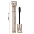 Curling and Multiplying Mascara Effect 4D Eye Black Two In One Fiber