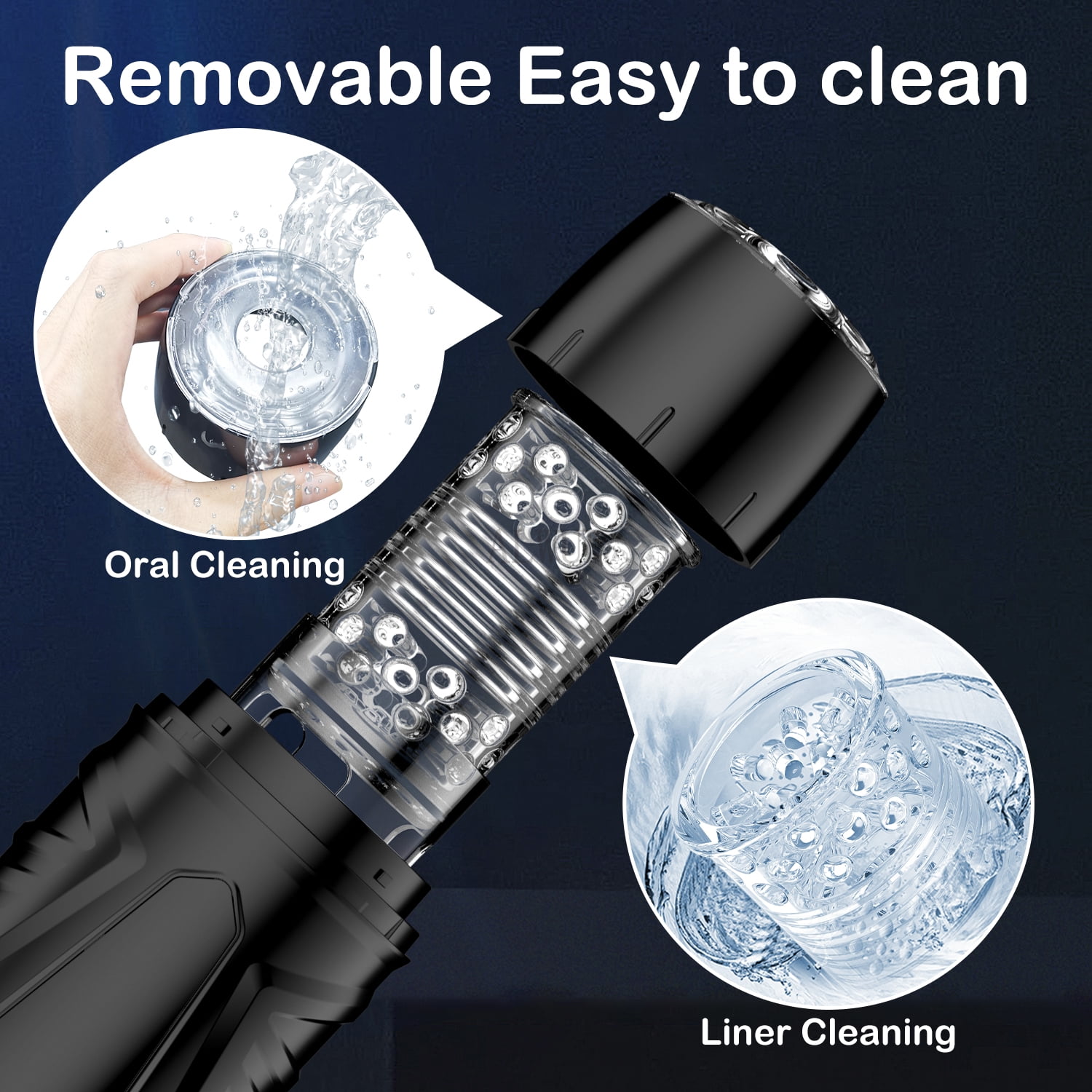 Xbonp Male Masturbator Sex Toys for Men Adult Toy 7 Thrusting & Rotating Modes