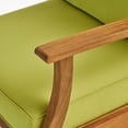 thumbnail image 6 of Giancarlo Acacia Wood Outdoor Club Chair, Teak, Green, 6 of 10