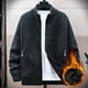 thumbnail image 1 of Blusa y camisa de manga larga con cuello alto para hombre, sudadera deportiva de poliéster de color liso a la moda con cuello alto y manga larga para hombre., 1 of 5