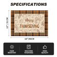thumbnail image 7 of Sm:)e Simple Cartoon Pattern&nbsp;Turkey&nbsp;Maple&nbsp;Leaf&nbsp;Pumpkin&nbsp;Plaid Print Thanksgiving Placemats 12x18 Inch Set of 4, Fall Kitchen & Dining Table Decor, 7 of 7