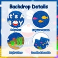 thumbnail image 4 of We're Reel Excited It's A Boy Backdrop, Gone Fishing, Baby Shower Background, Fishing Pong Bunting, Boat Fishes Decor, Gender Re, 4 of 6