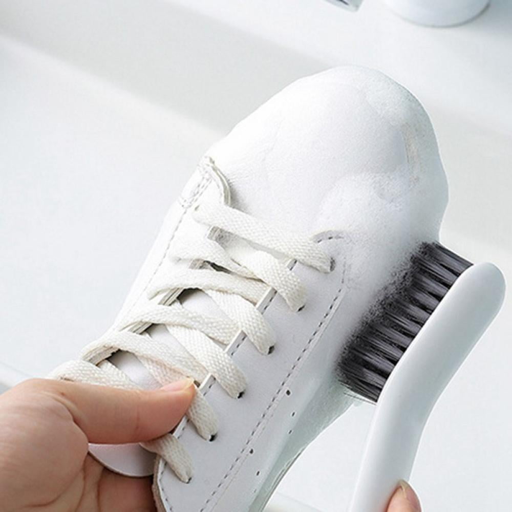 Tinkercad Shoe Brush Plastic Polish Shoe Brushes Detachable Shoe Polish Applicator Brush for Shoes, Leather, Boot, Cloth, Bag, White, Size: 20