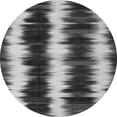 thumbnail image 1 of Ahgly Company Indoor Round Abstract Gray Contemporary Area Rugs, 4' Round, 1 of 1