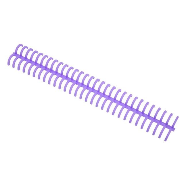 Sheet Binding Comb, 16mm Inner Diameter Spiral Binding Coil For Paper Purple