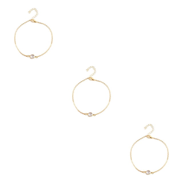 Qarigey Tobillera ajustable Universal resistente oro plata joyería delicada accesorio de moda pulseras de tobillo cadenas de pie para mujer oro Type1 NO1 Qarigey CBP253771