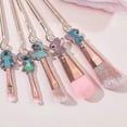 thumbnail image 3 of Makeup Brushes Set - 5Pcs Creative Stitch Theme Cosmetic Brushes Set, Premium, 3 of 5