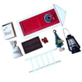 thumbnail image 2 of Kearding Mini estatua de Navidad para casa, decoración navideña, tamaño compacto, regalo dulce en miniatura, montaje práctico, decoraciones para el Kits de decoración para fiestas Kearding HA039201-00, 2 of 6