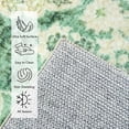 thumbnail image 5 of Ultrug Vintage Floral Print Rugs Soft Boho Carpet Retro Distressed Area Rug for Living Room Bedroom Home Decor,5'x7',Green, 5 of 7