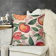 thumbnail image 2 of SHANXI Fruit Throw Pillow Covers Pink Decorative Pillows Soft Velvet Cushion Cases for Outdoor Couch Sofa Home Decor 18x18in, 2 of 5