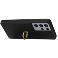 thumbnail image 4 of Mantto for Samsung S21 Ultra Wallet case with [360°Rotation Ring Kickstand]【RFID Blocking】 Credit Card Holder, PU Leather Phone case Cover Women Men for Samsung Galaxy S21 Ultra, Black, 4 of 6