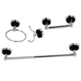 thumbnail image 2 of Kingston Brass  Water Onyx 4-Piece Bathroom Hardware Set Antique Brass Antique, 2 of 5