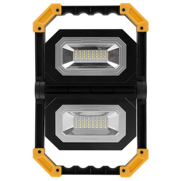 Yeacher Outdoors Emergency LED Light Portable Light IP65 Waterproof Rechargeable 2 Brightness Adjustment Blue/Red Strobe