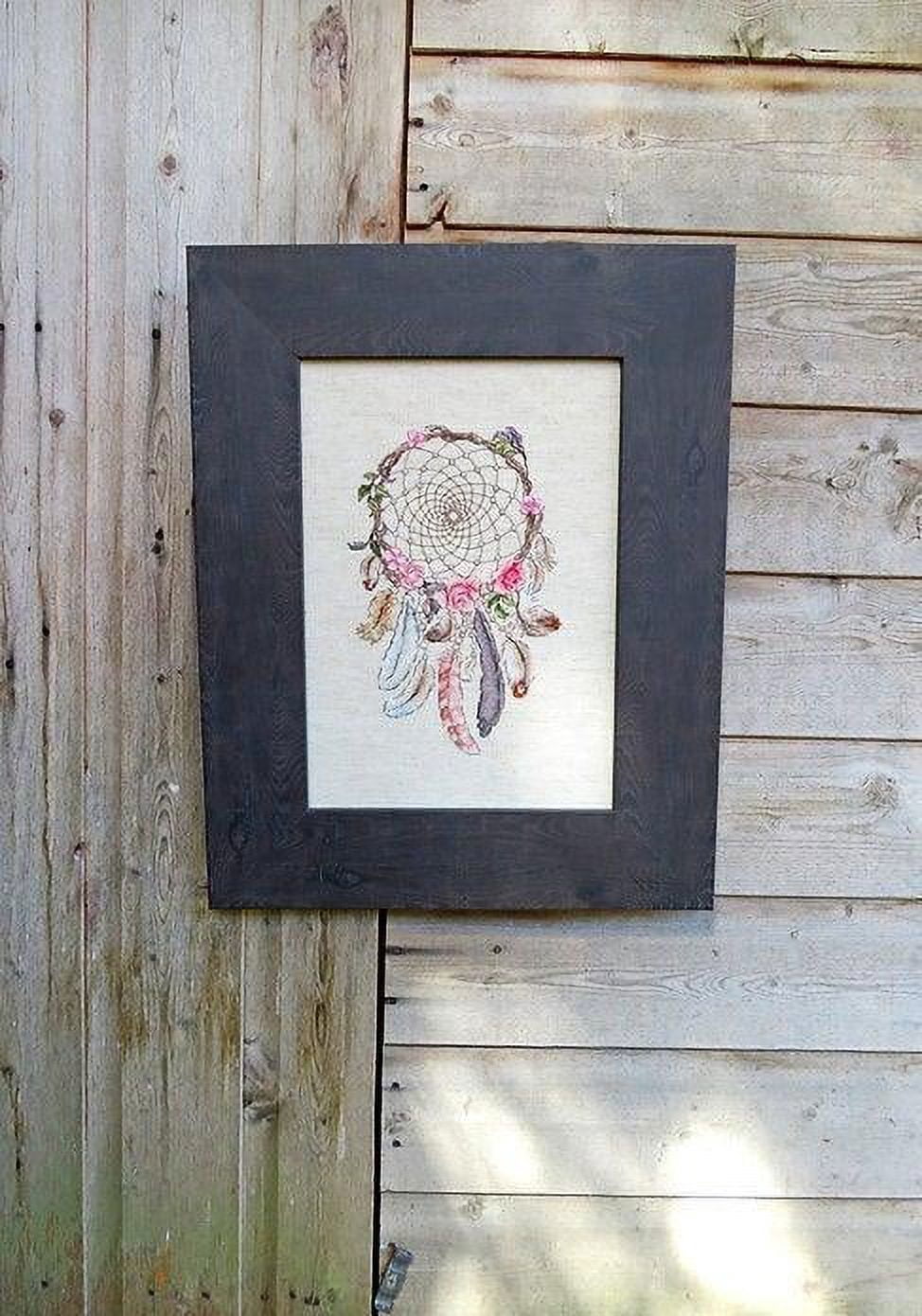 Counted Cross Stitch Kit Live Your Dreams Leti957 Needlework  Easy Small Beige Canvas Cotton By LetiStitch