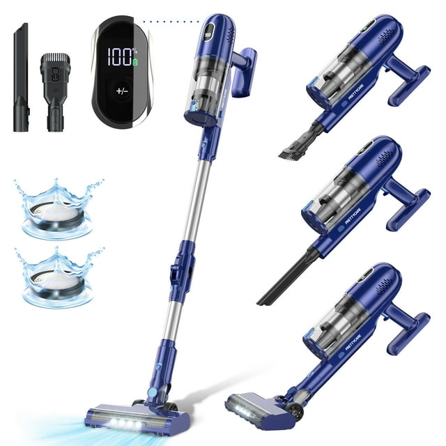 Aspiradora Inalámbrica PrettyCare P1 de Mano – Portátil para Auto y Hogar