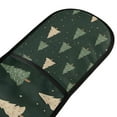 thumbnail image 4 of Yayeee Double Oven Mitt Kitchen Heat Resistant Baking 35" x7" Quilted Glove, Beige Christmas Trees, 4 of 6