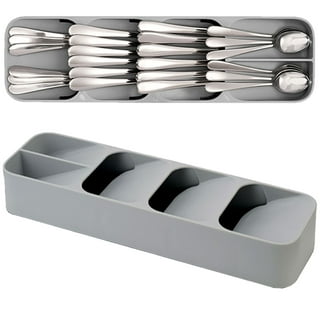 Zulay Kitchen Silverware Organizer Tray - 6 Compartment Non Slip