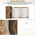 thumbnail image 4 of Lampshades 2 Pack Abstract Wood Grain Flowing Natural Lines Warm Brown Tones 13"x13"x10" Light Shade for Table Lamps Floor Lamps Drum Lamp Shades Lampshade Replacement Easy Assembly, 4 of 8