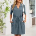 thumbnail image 5 of CIENVNSTG Women's Fashion Dress A-Line Spring Breathable New Dress Elegant Versatile Beach Dress, 5 of 6