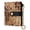 Giraffe Skin Pattern, variant on Bifold Wallet PU Leather RFID Blocking, Women's Card Cases with 7 Card Slots, Black and White Zebra