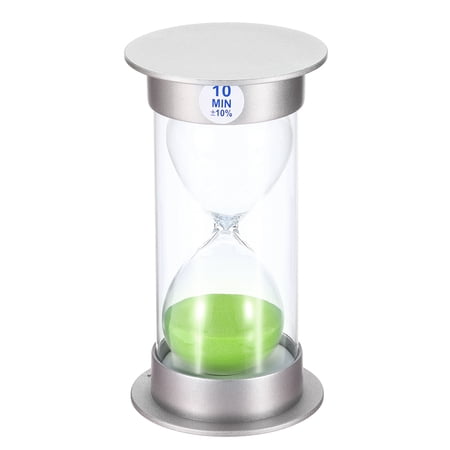 Uxcell 10 Minute Sand Timer Sandy Clock Count Down Sand Glass Green Sands