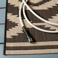 thumbnail image 3 of SAFAVIEH Beach House Garret Southwestern Indoor/Outdoor Area Rug Cream/Brown, 3' x 5', 3 of 7