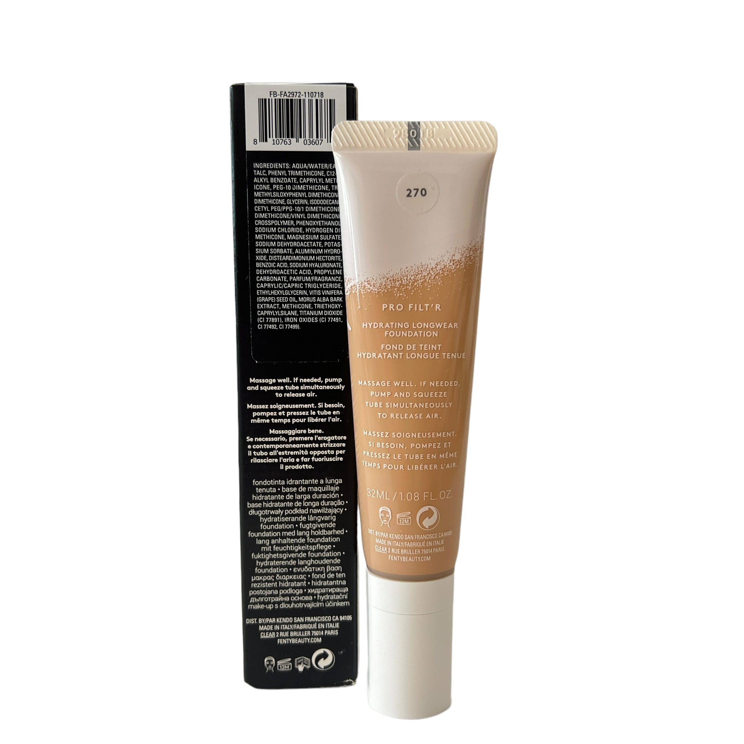 Fenty Beauty Pro Filt r Hydrating Longwear Foundation 1.08 fl oz Walmart