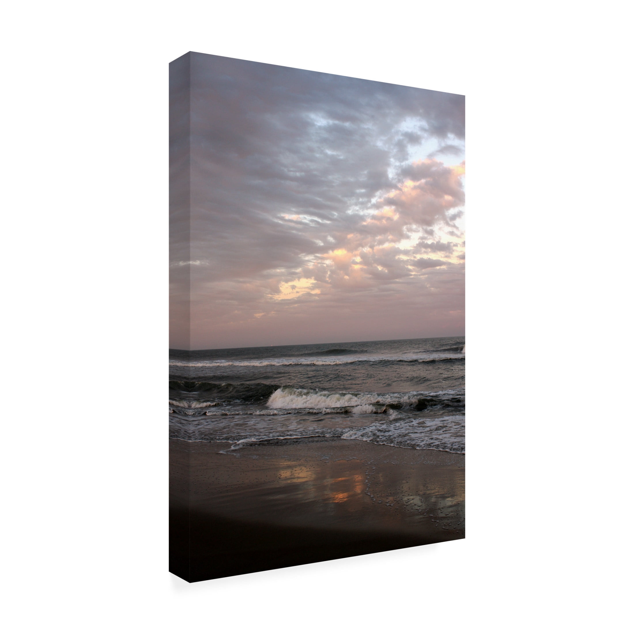 Canvas Wall Art - DANE 'Beaches 29' Wall Art for Living Room, Bedroom, or Office Décor by Trademark Fine Art - 12 x 19 Inches