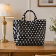 thumbnail image 4 of Shoulder Bags for Women, Women Polka Dot Slouchy Tote Bag, Large Capacity Lightweight Casual Shoulder Bag for Tra, 4 of 9