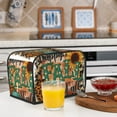 thumbnail image 5 of KLL Happy Fall Y'All Print 2 Slice Toaster Dust Covers Kitchen Small Appliance Cover with 2 Pockets,Can hold Jam Spreader Knife & Toaster Tongs (11.4 x 7.9 x 7.5), 5 of 6