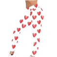 thumbnail image 6 of Outfmvch Valentines Heart Print Sweatpants for Women Print Leggings for Women Seamless Leggings for Women Pants for Women Bell Bottom Pants for Women Christmas Leggings for Women Hot Pink S, 6 of 7