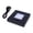Black, variant on 7829 Crystals Lamp Base Featuring Touch LED Adjustable Light for Ambiances