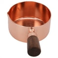 thumbnail image 3 of Rose Gold Stainless Steel Sauce Pan With Wooden Handle - Multifunctional For Cooking, Seasonings, And More, 3 of 8