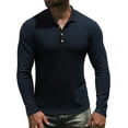 thumbnail image 6 of Iceglad Men's Polo Shirts long Sleeve Casual Slim Fit Shirts, 6 of 9