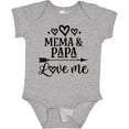 thumbnail image 3 of Inktastic Mema and Papa Love Me Girls Baby Bodysuit, 3 of 5