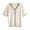 Beige, variant on Women's V Neck Short Sleeve Casual Knit Tops Ice Silk Button Down Cardigan Loose Blouse, Pink 3XL