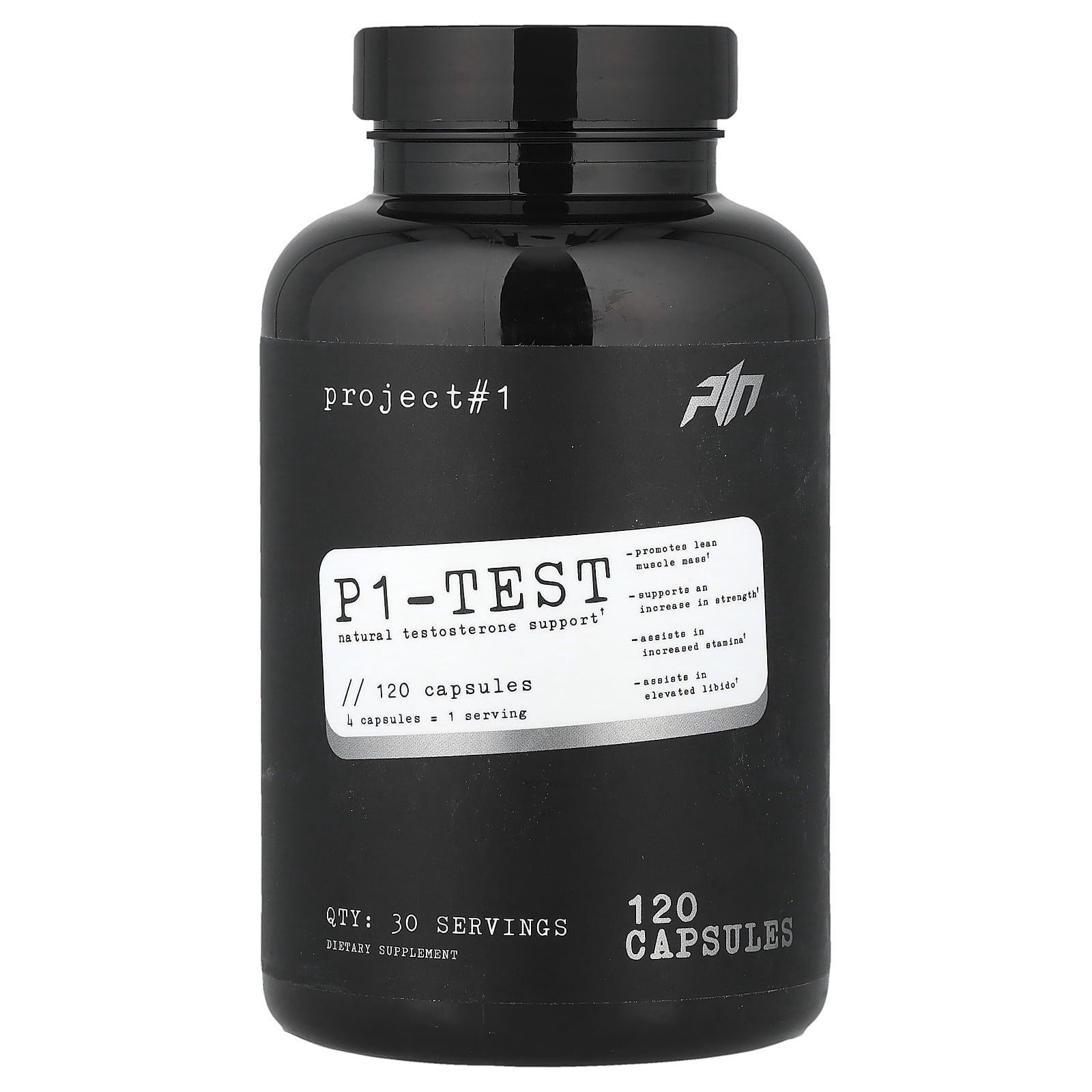 Project 1 Nutrition P1 Test Amino Acid Supplements Builds Muscle 30 Count