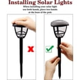thumbnail image 6 of MAGGIFT 12 Pack Solar Powered Landscape Lights Outdoor Pathway Lights, Waterproof Solar Garden Lights for Lawn, Patio, Yard, Walkway, Deck, Driveway, Warm White, 6 of 8