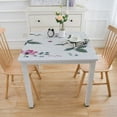 thumbnail image 3 of nygtbtfer Tablecloth Round Decorative Table Cloth Washable Wrinkle Stain-Resistant Polyester Table Cover Spring Holiday For Party Dinner Picnic, 3 of 7