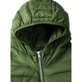 thumbnail image 3 of Ma Croix Mens Lightweight Puffer Jacket Alternative Down Quilted Hiking Parka with Hood, 3 of 8