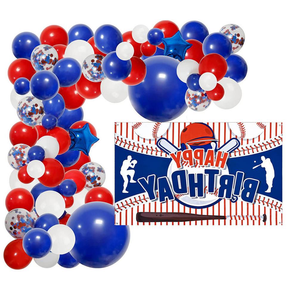 Julam Baseball Party Decorations Balloons Baseball Themed Birthday