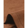 thumbnail image 6 of DARING DIVA Women's Vintage V Neck Faux Suede Button Down Sleeveless Jacket Vest M Deep Brown, 6 of 6