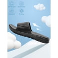 thumbnail image 5 of NORTHYARD Slippers for Men with Arch Support Cloud Slides Sandals Non Slip Waterproof Shower Bathroom Pool Beach Shoes Black, 5 of 8