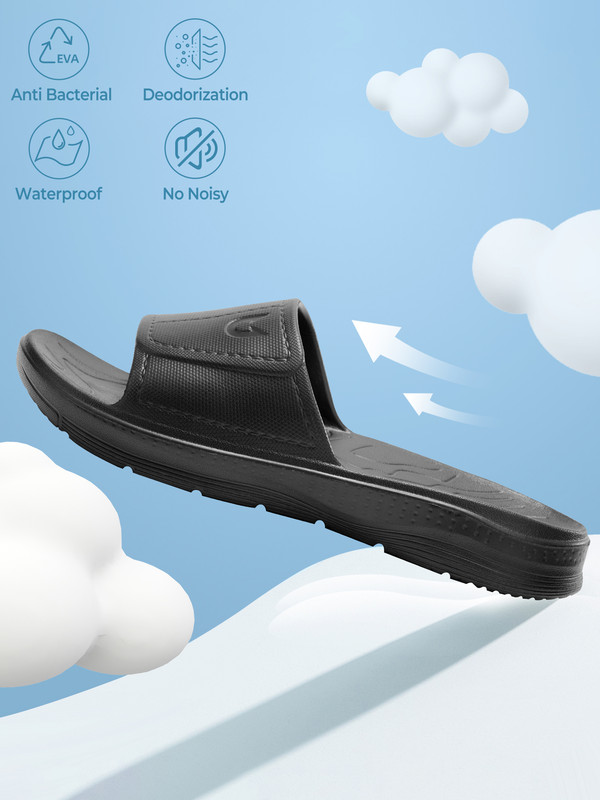 Northyard Men's Cloud Slides with Arch Support photo 4