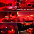 thumbnail image 3 of Rope Lights Areful, tira de luz roja, impermeable, 5 m, para interiores y exteriores, 3 of 7