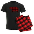 thumbnail image 6 of CafePress - Lumberjack Buffalo Plaid Bear Men's Dark Pajamas - Men's Dark Loose Fit Cotton Pajama Set, 6 of 7